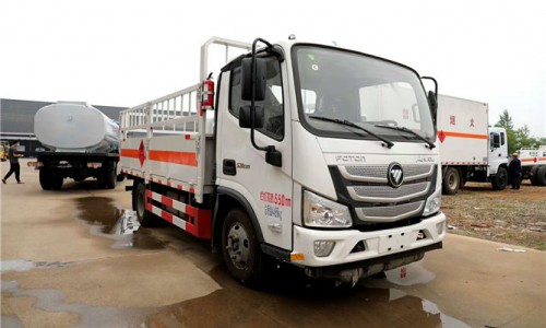 國(guó)六福田歐馬可倉(cāng)欄氣瓶運(yùn)輸車(chē) 